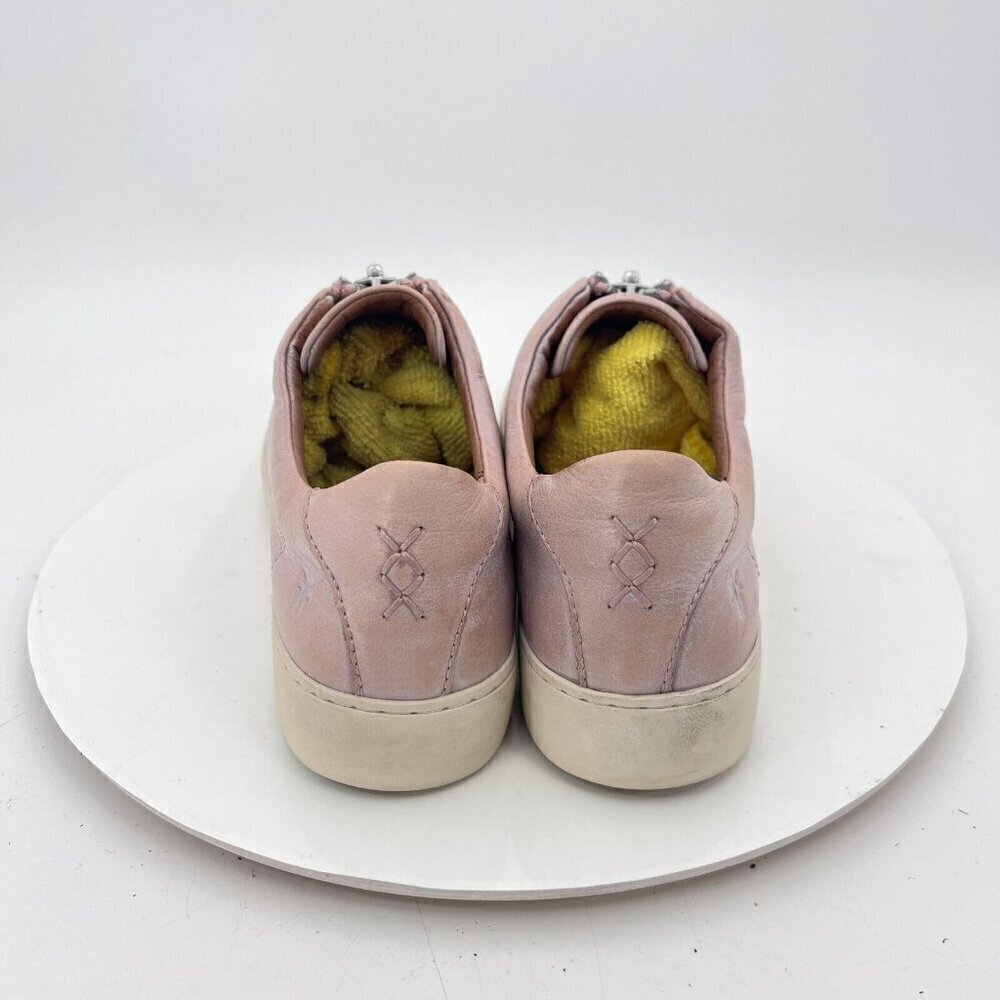 Frye Rebel Lena Zip Women Size 8M Pink Soft Leather Front Zip Casual Shoes - Picture 5 of 12
